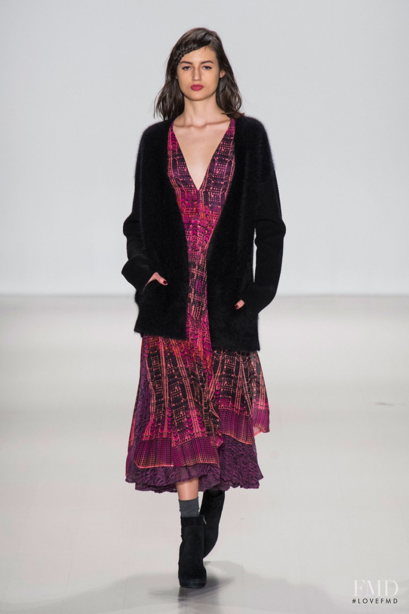 Bruna Ludtke featured in  the Nanette Lepore fashion show for Autumn/Winter 2014