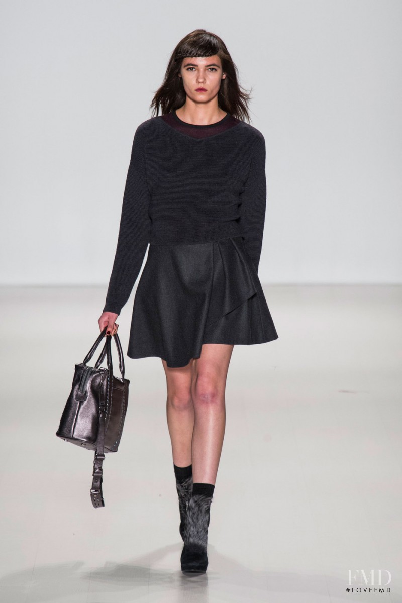 Dasha Khlynova featured in  the Nanette Lepore fashion show for Autumn/Winter 2014