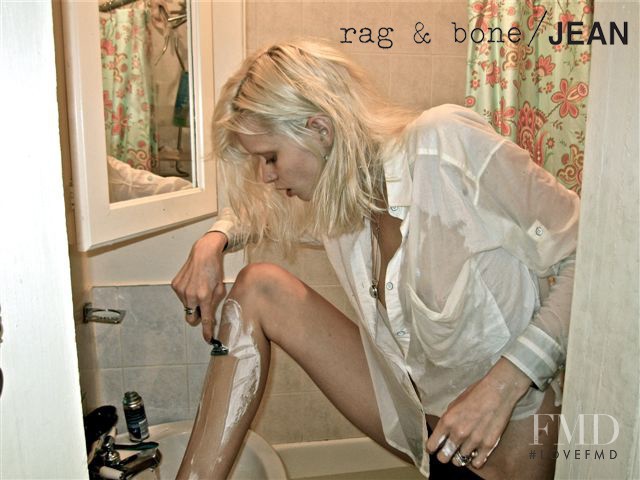 Abbey Lee Kershaw featured in  the rag & bone DIY catalogue for Spring/Summer 2011