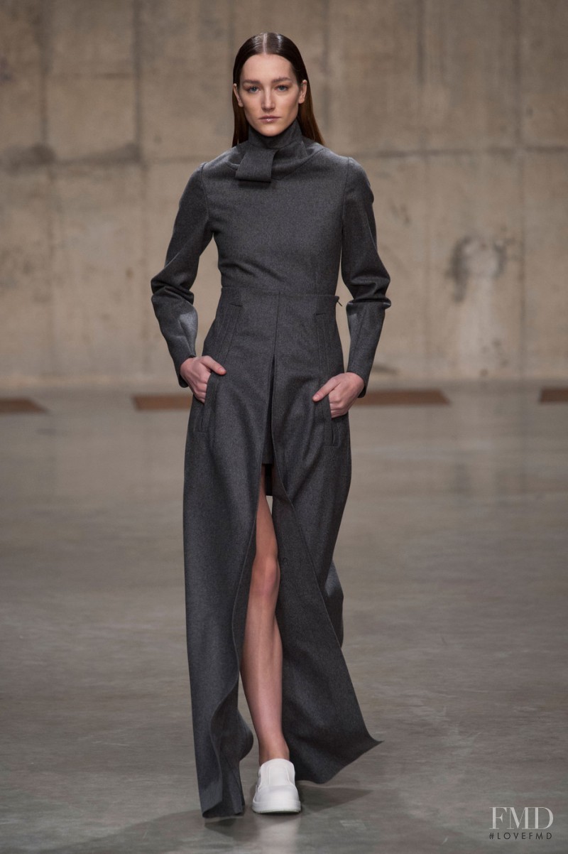 Joséphine Le Tutour featured in  the J.W. Anderson fashion show for Autumn/Winter 2013