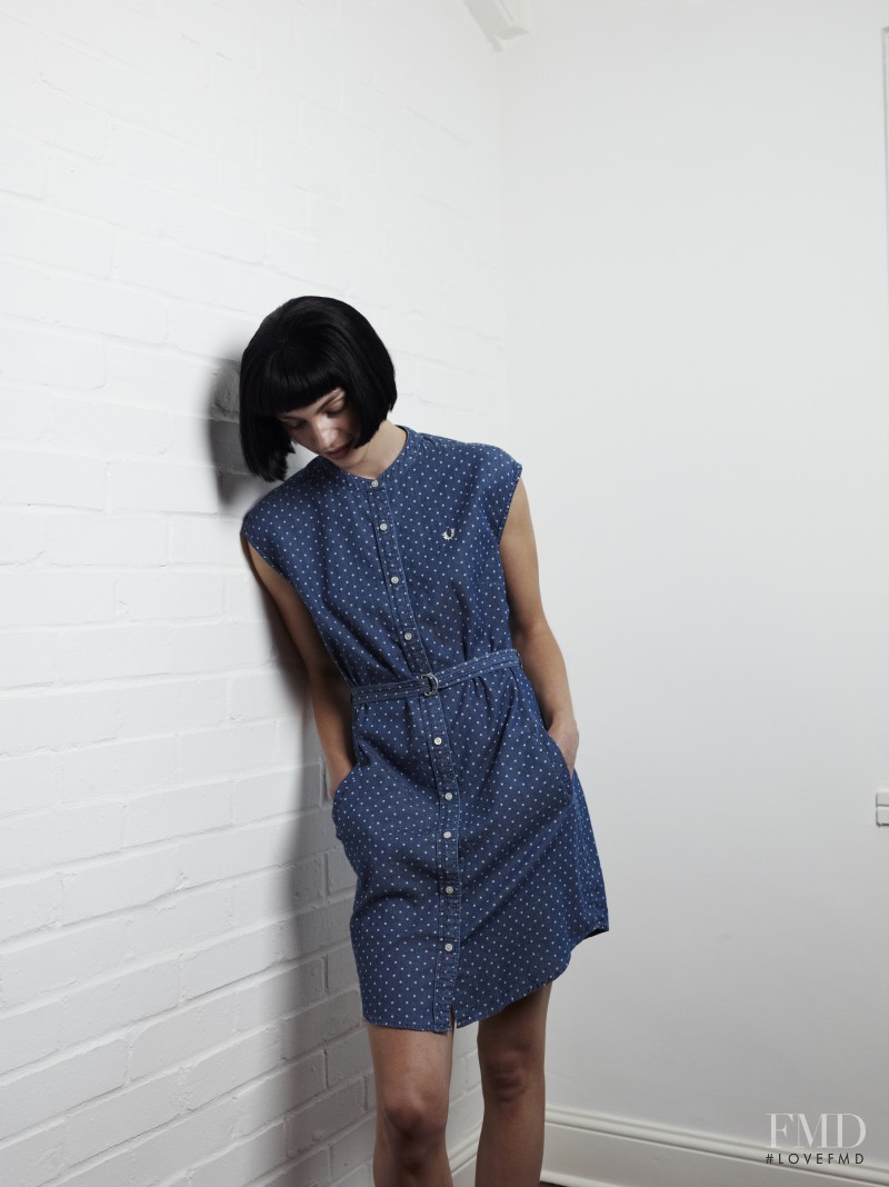 Sophie Pumfrett featured in  the Fred Perry Authentic Women lookbook for Spring/Summer 2013