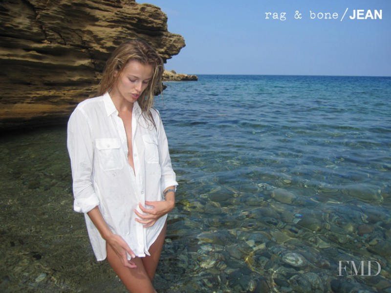 Edita Vilkeviciute featured in  the rag & bone DIY catalogue for Spring/Summer 2011