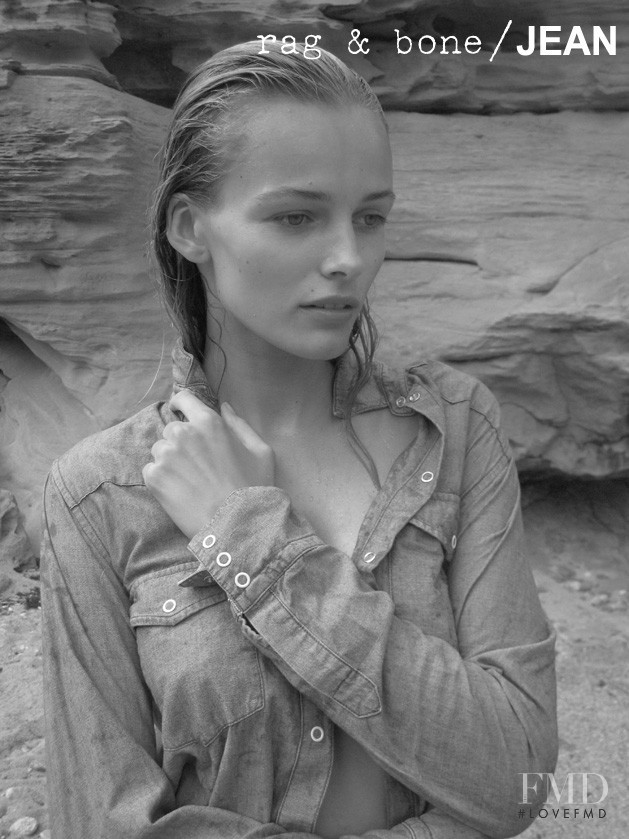 Edita Vilkeviciute featured in  the rag & bone DIY catalogue for Spring/Summer 2011