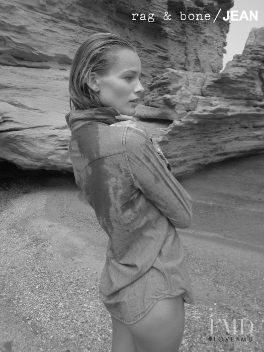 Edita Vilkeviciute featured in  the rag & bone DIY catalogue for Spring/Summer 2011