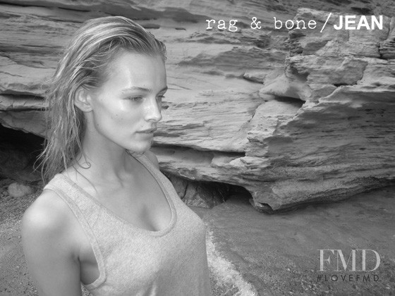 Edita Vilkeviciute featured in  the rag & bone DIY catalogue for Spring/Summer 2011