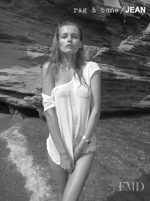 Edita Vilkeviciute featured in  the rag & bone DIY catalogue for Spring/Summer 2011