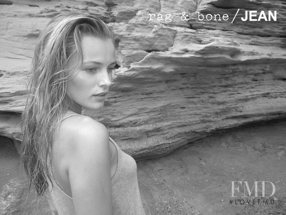 Edita Vilkeviciute featured in  the rag & bone DIY catalogue for Spring/Summer 2011