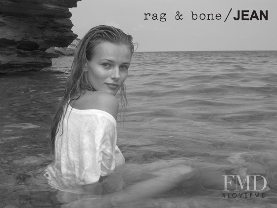 Edita Vilkeviciute featured in  the rag & bone DIY catalogue for Spring/Summer 2011