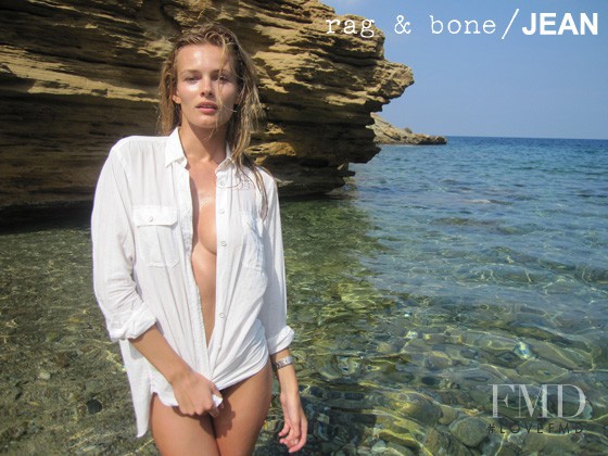 Edita Vilkeviciute featured in  the rag & bone DIY catalogue for Spring/Summer 2011