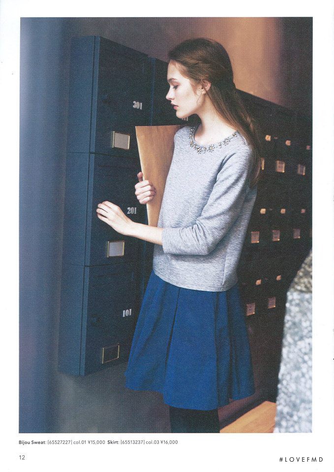 Dasha Maletina featured in  the Mimi & Roger catalogue for Autumn/Winter 2015