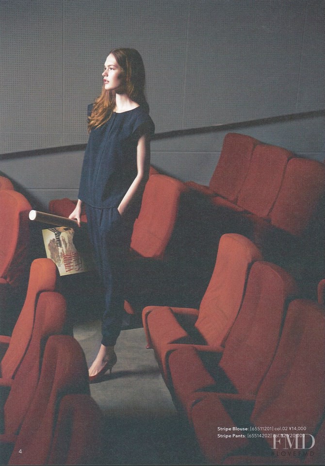 Dasha Maletina featured in  the Mimi & Roger catalogue for Autumn/Winter 2015