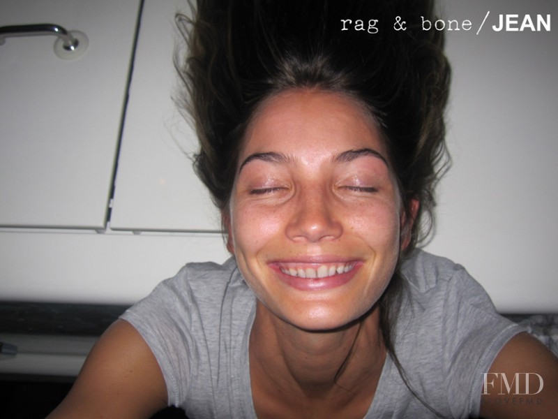 Lily Aldridge featured in  the rag & bone DIY catalogue for Spring/Summer 2011