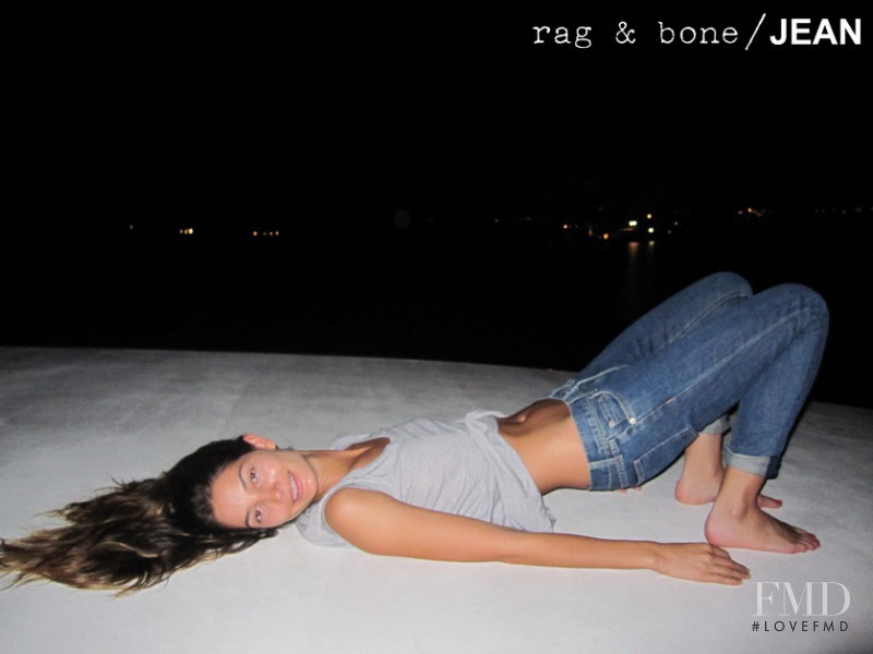 Lily Aldridge featured in  the rag & bone DIY catalogue for Spring/Summer 2011