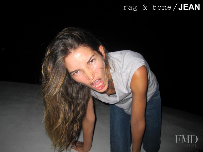 Lily Aldridge featured in  the rag & bone DIY catalogue for Spring/Summer 2011