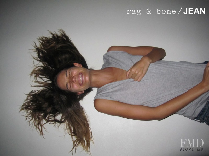 Lily Aldridge featured in  the rag & bone DIY catalogue for Spring/Summer 2011