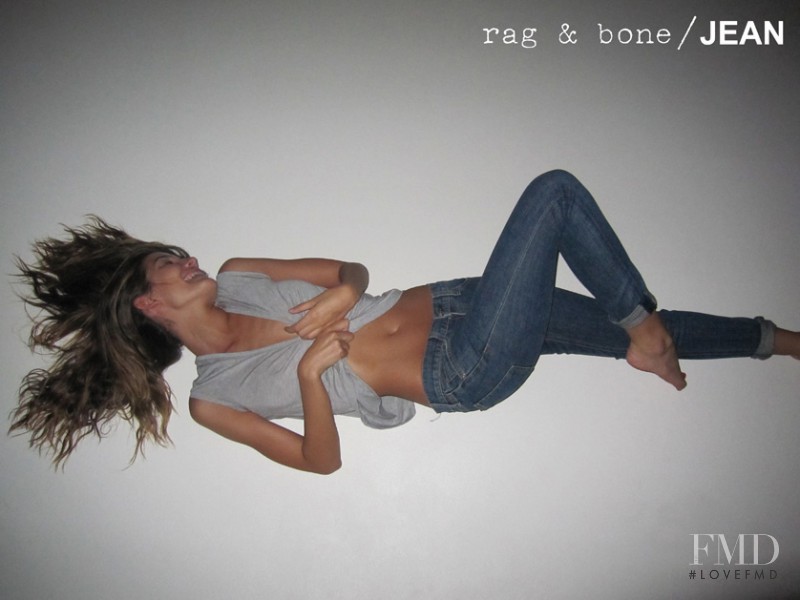 Lily Aldridge featured in  the rag & bone DIY catalogue for Spring/Summer 2011