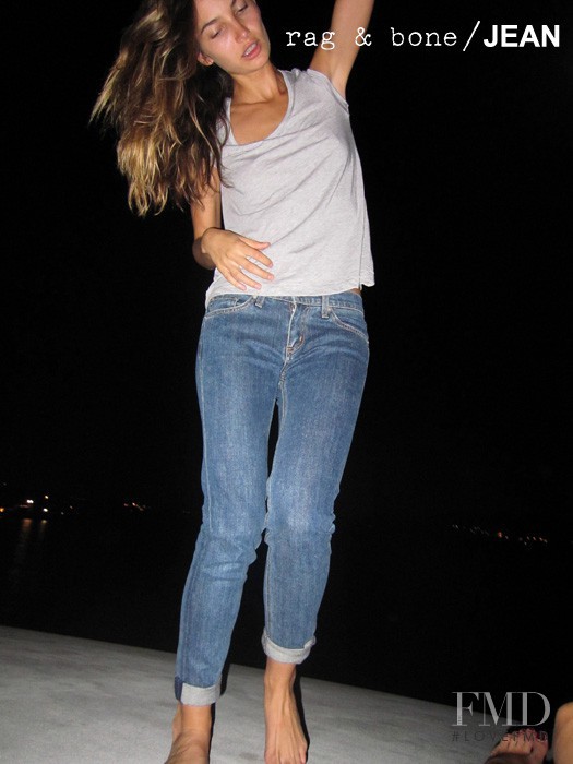 Lily Aldridge featured in  the rag & bone DIY catalogue for Spring/Summer 2011