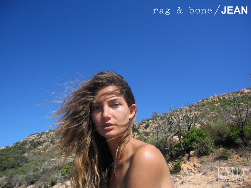 Lily Aldridge featured in  the rag & bone DIY catalogue for Spring/Summer 2011