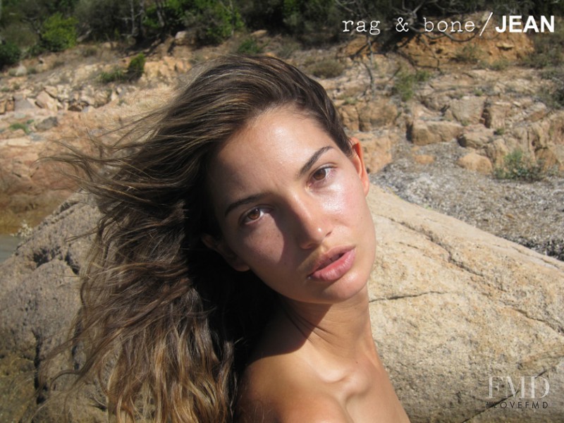 Lily Aldridge featured in  the rag & bone DIY catalogue for Spring/Summer 2011