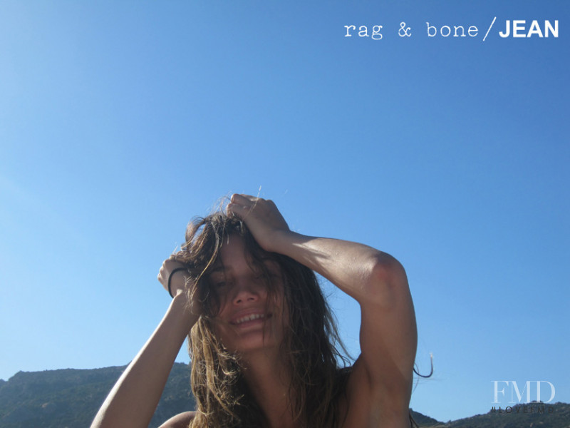 Lily Aldridge featured in  the rag & bone DIY catalogue for Spring/Summer 2011