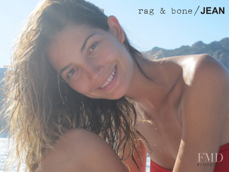 Lily Aldridge featured in  the rag & bone DIY catalogue for Spring/Summer 2011