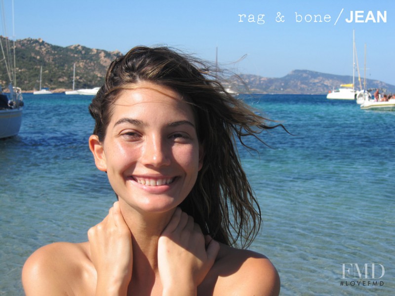 Lily Aldridge featured in  the rag & bone DIY catalogue for Spring/Summer 2011
