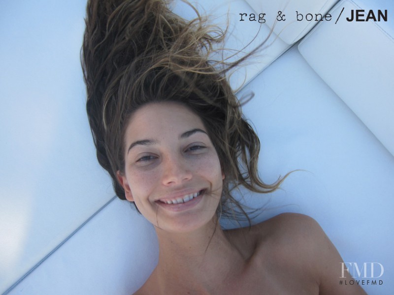 Lily Aldridge featured in  the rag & bone DIY catalogue for Spring/Summer 2011