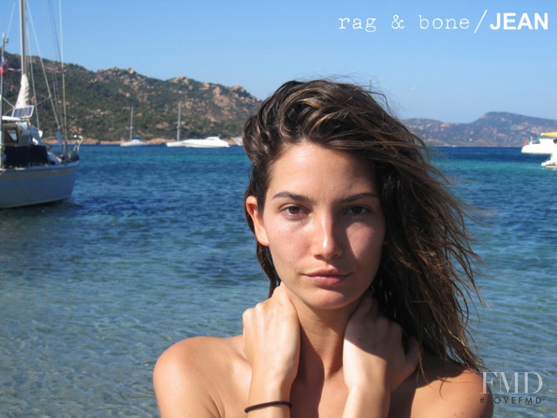 Lily Aldridge featured in  the rag & bone DIY catalogue for Spring/Summer 2011