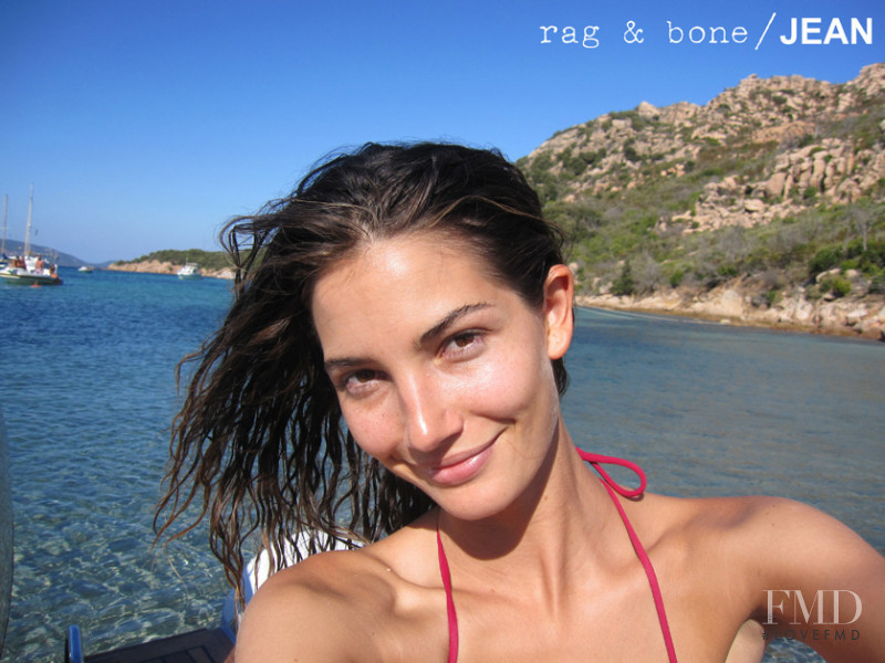 Lily Aldridge featured in  the rag & bone DIY catalogue for Spring/Summer 2011