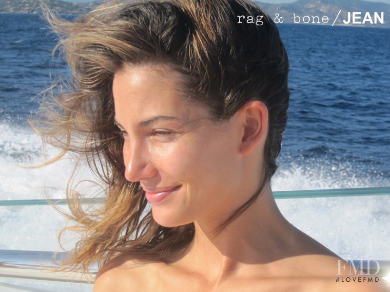 Lily Aldridge featured in  the rag & bone DIY catalogue for Spring/Summer 2011