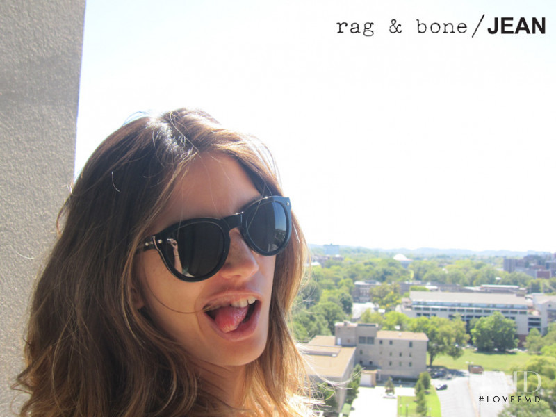 Lily Aldridge featured in  the rag & bone DIY catalogue for Spring/Summer 2011