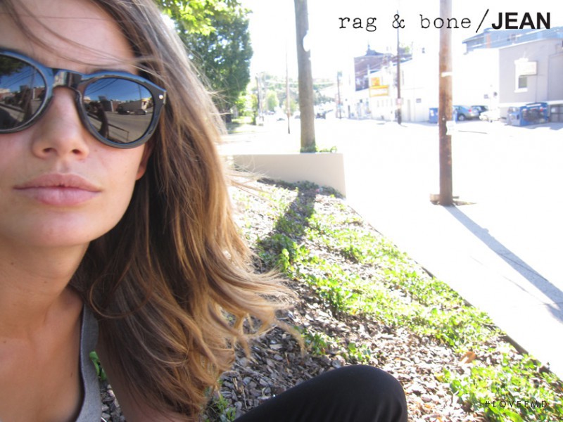 Lily Aldridge featured in  the rag & bone DIY catalogue for Spring/Summer 2011