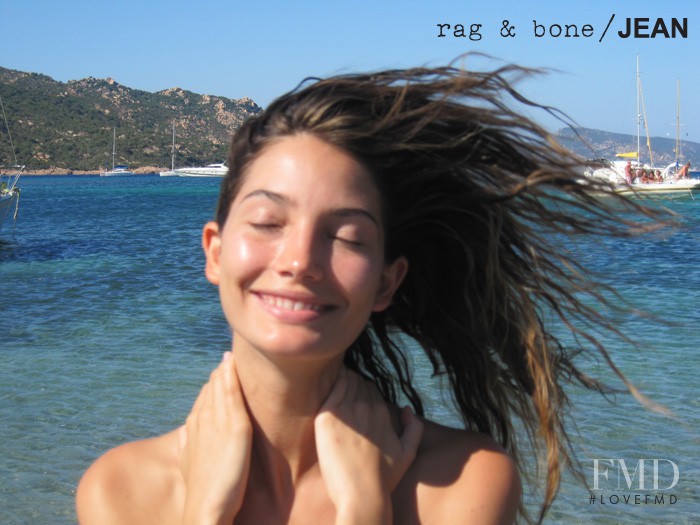 Lily Aldridge featured in  the rag & bone DIY catalogue for Spring/Summer 2011