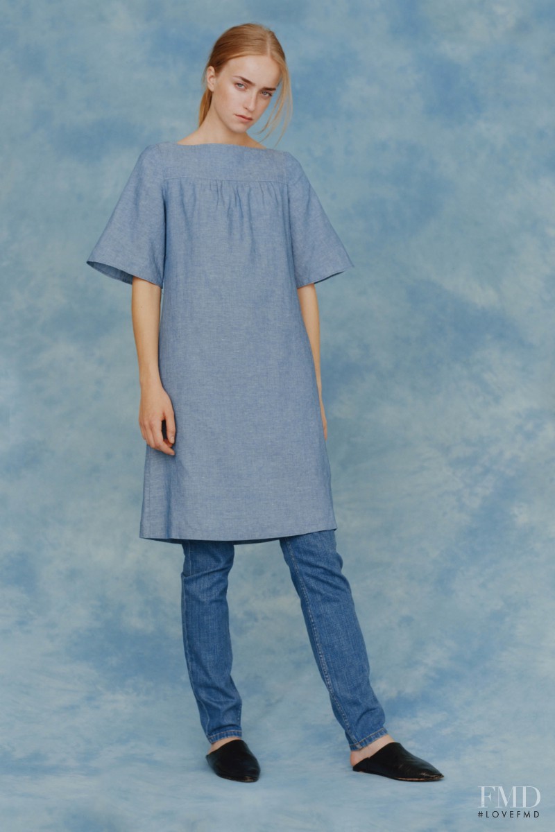 Hazel Crew featured in  the A.P.C. lookbook for Spring 2016