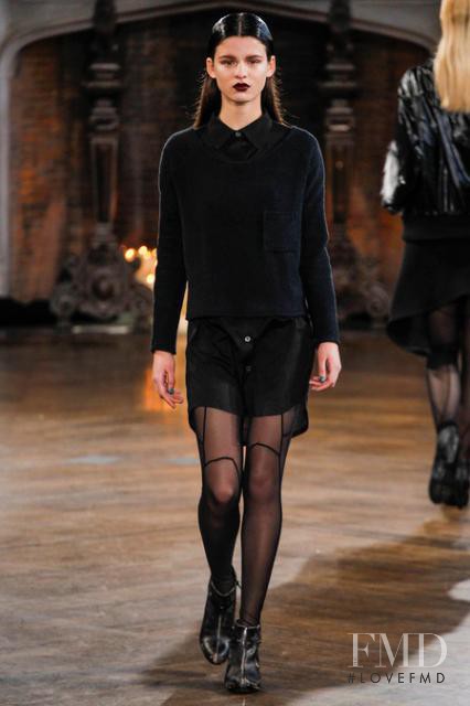 Liza Schwab featured in  the Katie Gallagher fashion show for Autumn/Winter 2014