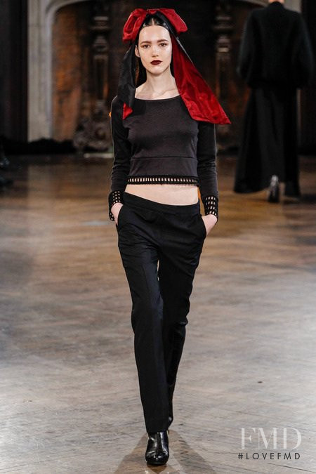 Anya Lyagoshina featured in  the Katie Gallagher fashion show for Autumn/Winter 2014