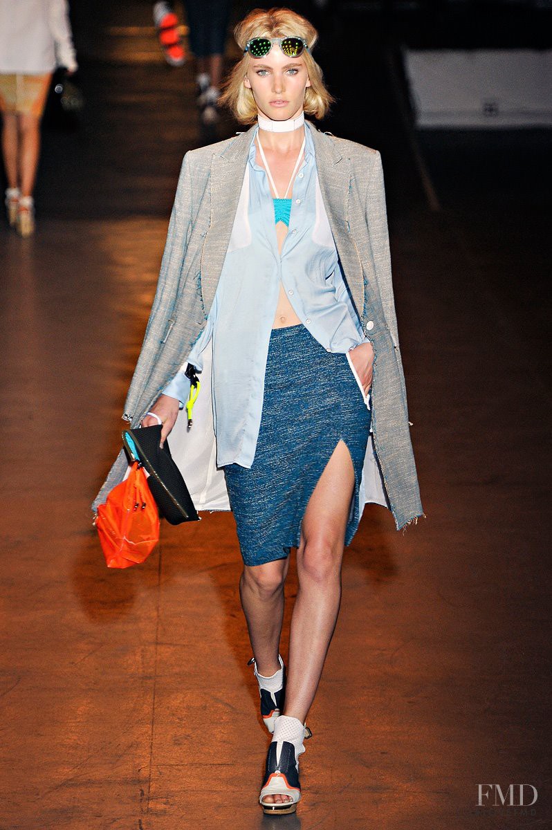 Emily Baker featured in  the rag & bone fashion show for Spring/Summer 2012