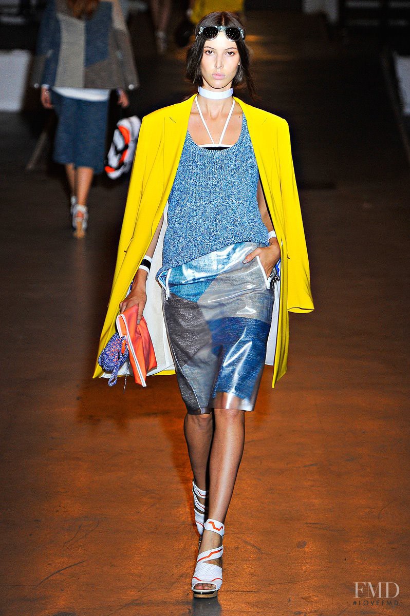 Ruby Aldridge featured in  the rag & bone fashion show for Spring/Summer 2012