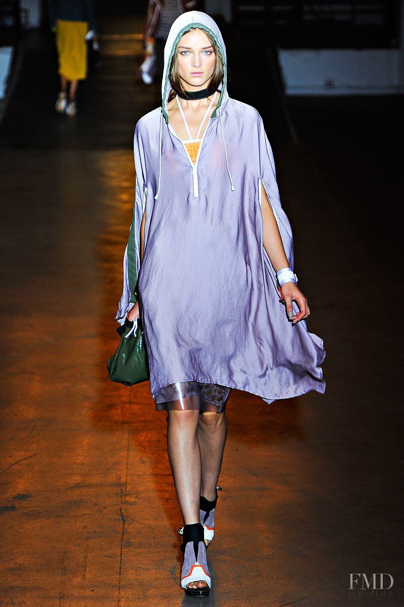 Daga Ziober featured in  the rag & bone fashion show for Spring/Summer 2012