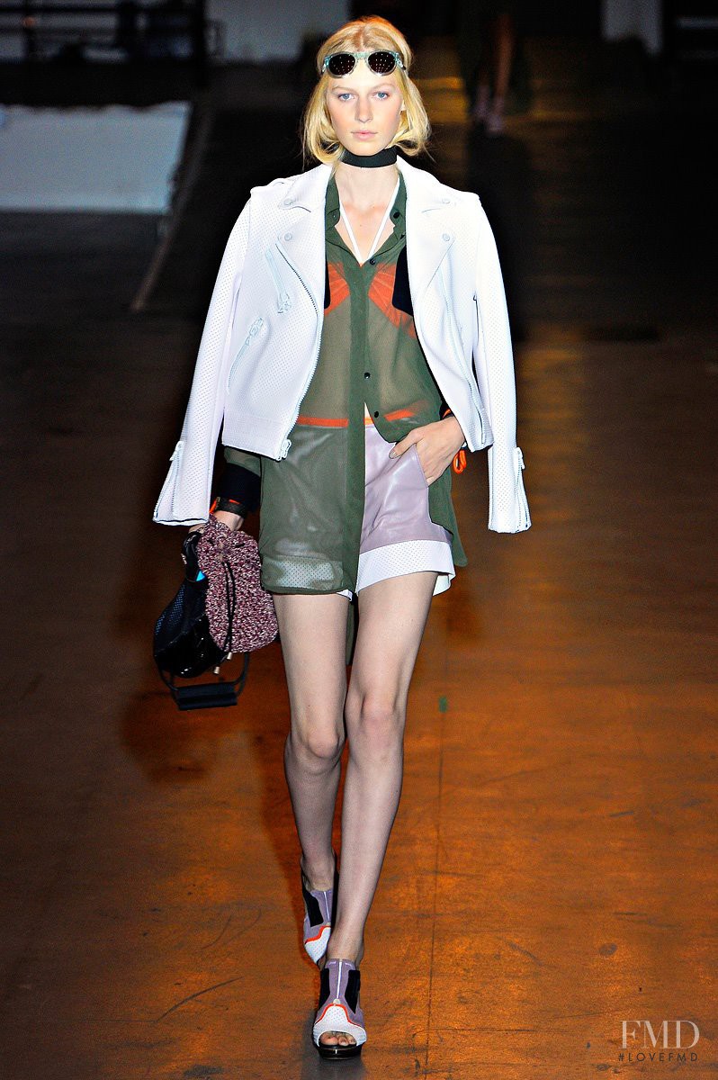 Julia Nobis featured in  the rag & bone fashion show for Spring/Summer 2012