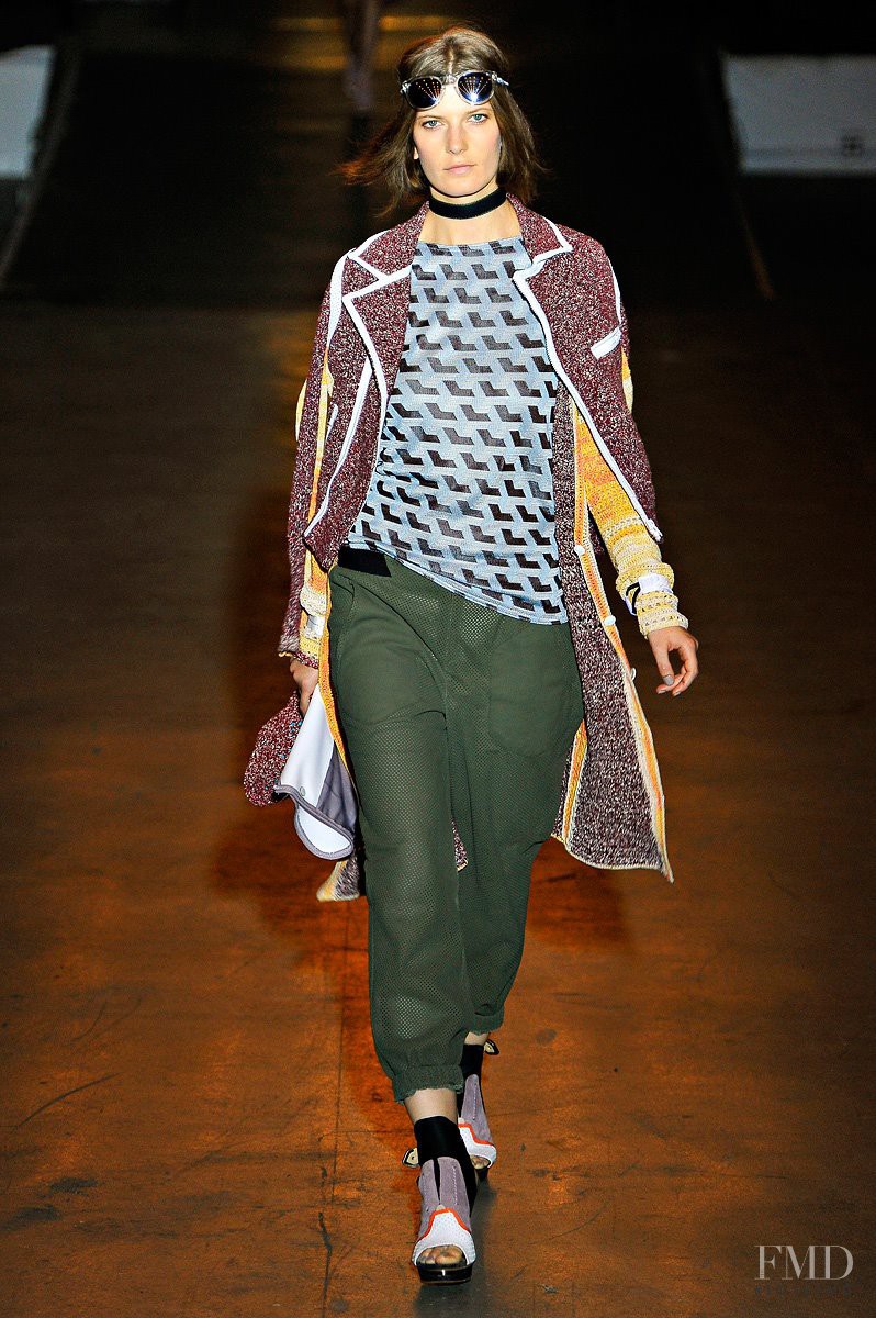 Valerija Kelava featured in  the rag & bone fashion show for Spring/Summer 2012