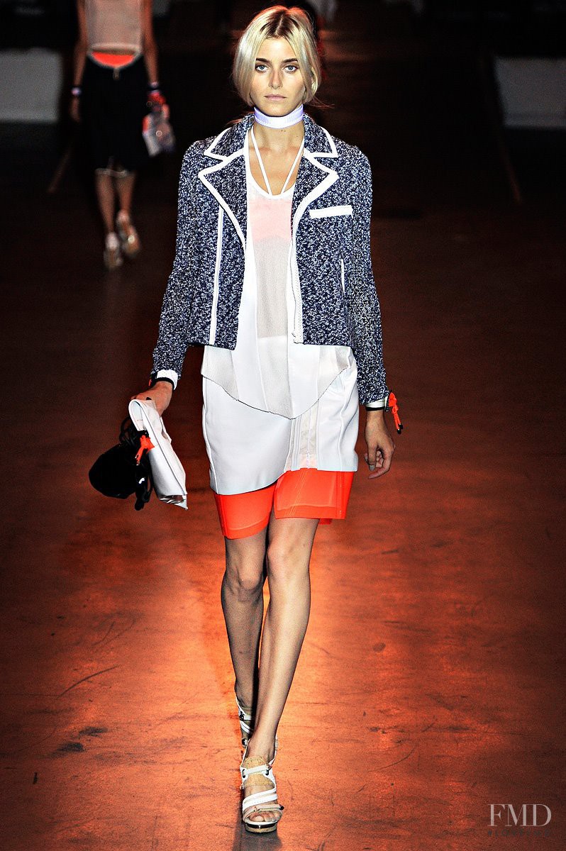 Kori Richardson featured in  the rag & bone fashion show for Spring/Summer 2012