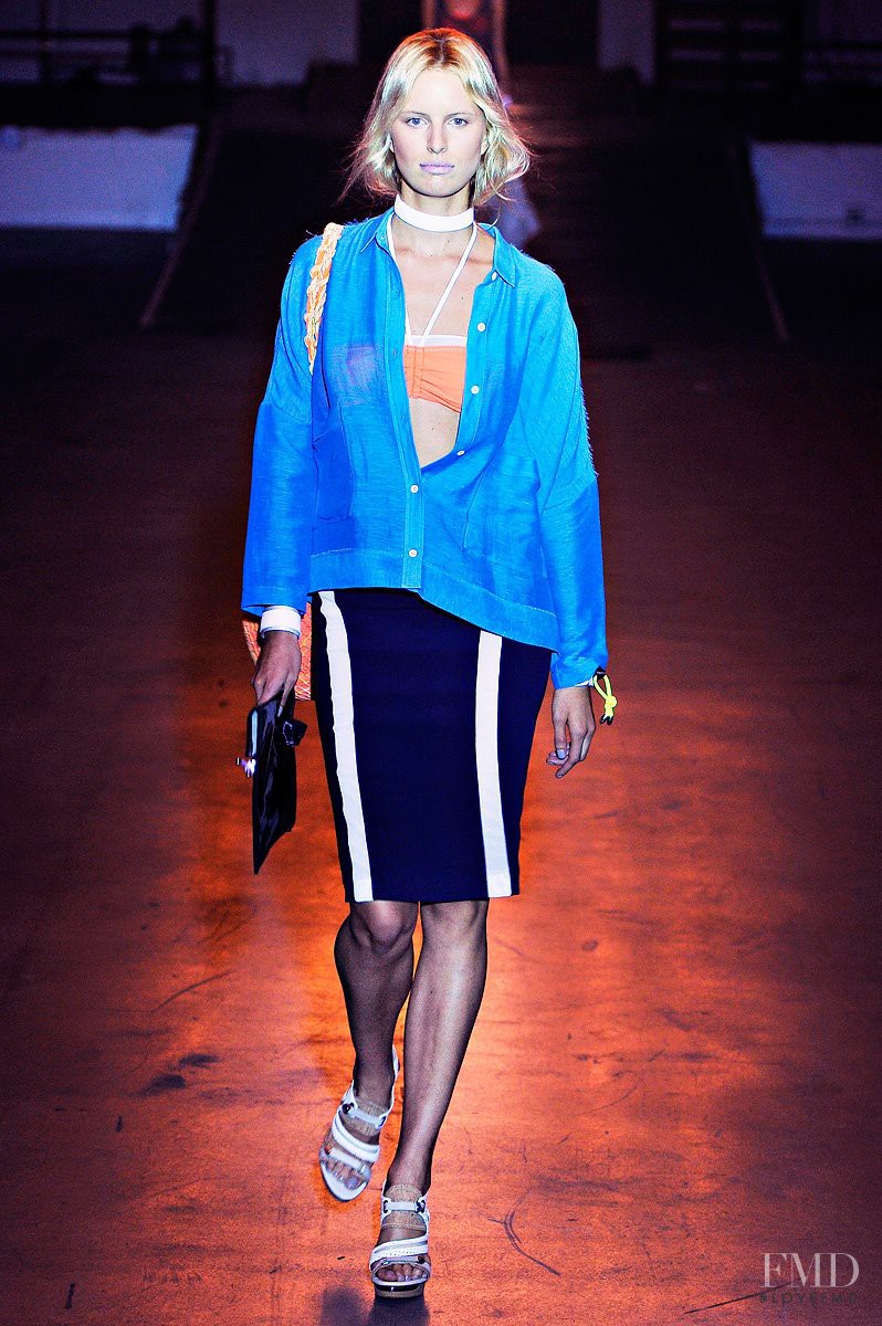 Karolina Kurkova featured in  the rag & bone fashion show for Spring/Summer 2012