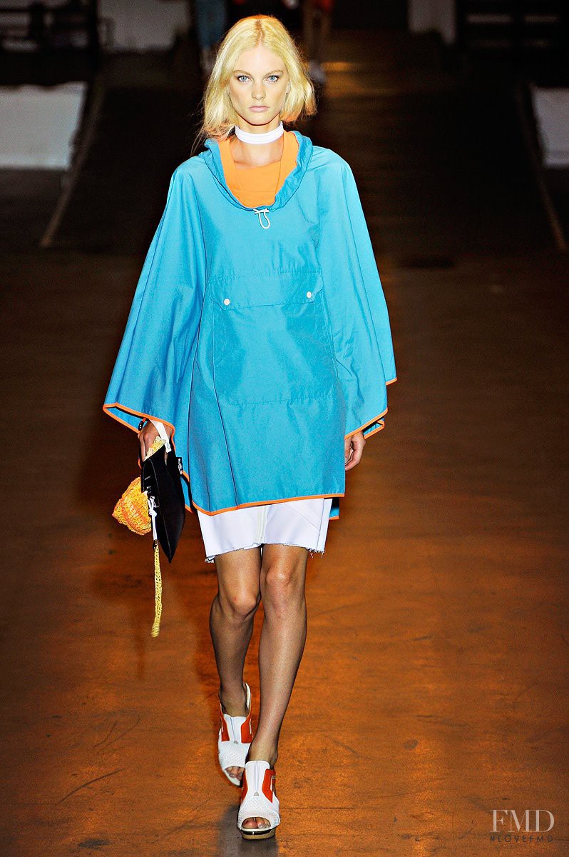 Patricia van der Vliet featured in  the rag & bone fashion show for Spring/Summer 2012