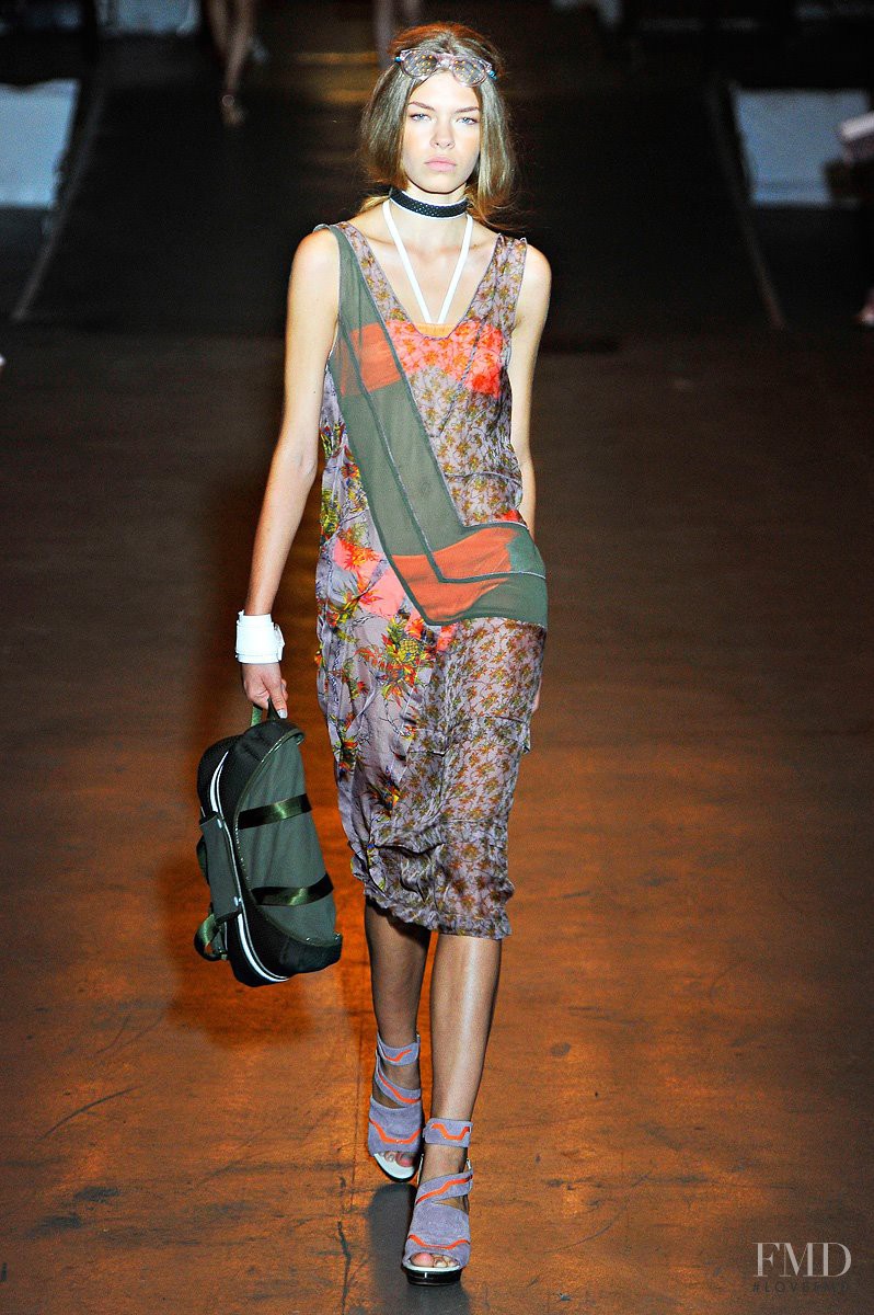 Valerija Sestic featured in  the rag & bone fashion show for Spring/Summer 2012