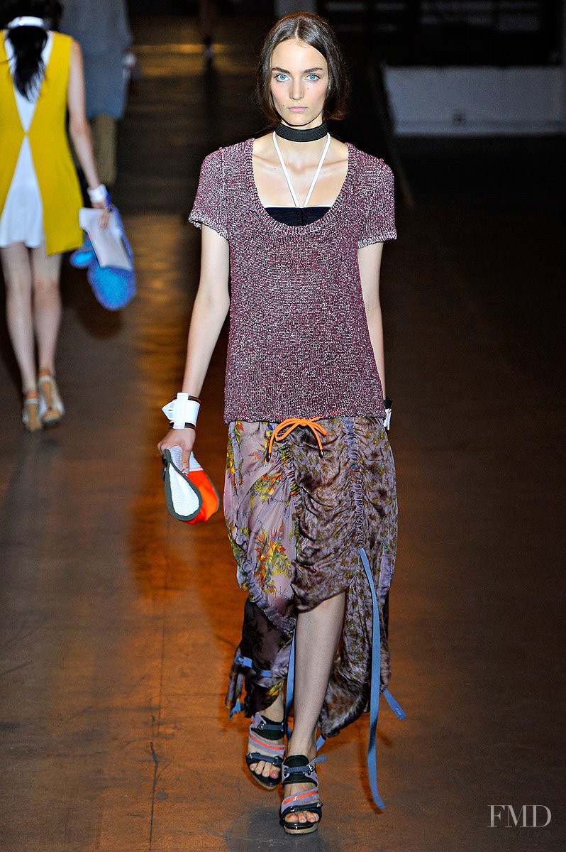 Zuzanna Bijoch featured in  the rag & bone fashion show for Spring/Summer 2012