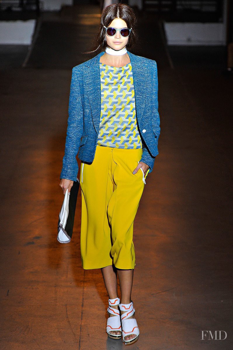 Lina Sandberg featured in  the rag & bone fashion show for Spring/Summer 2012