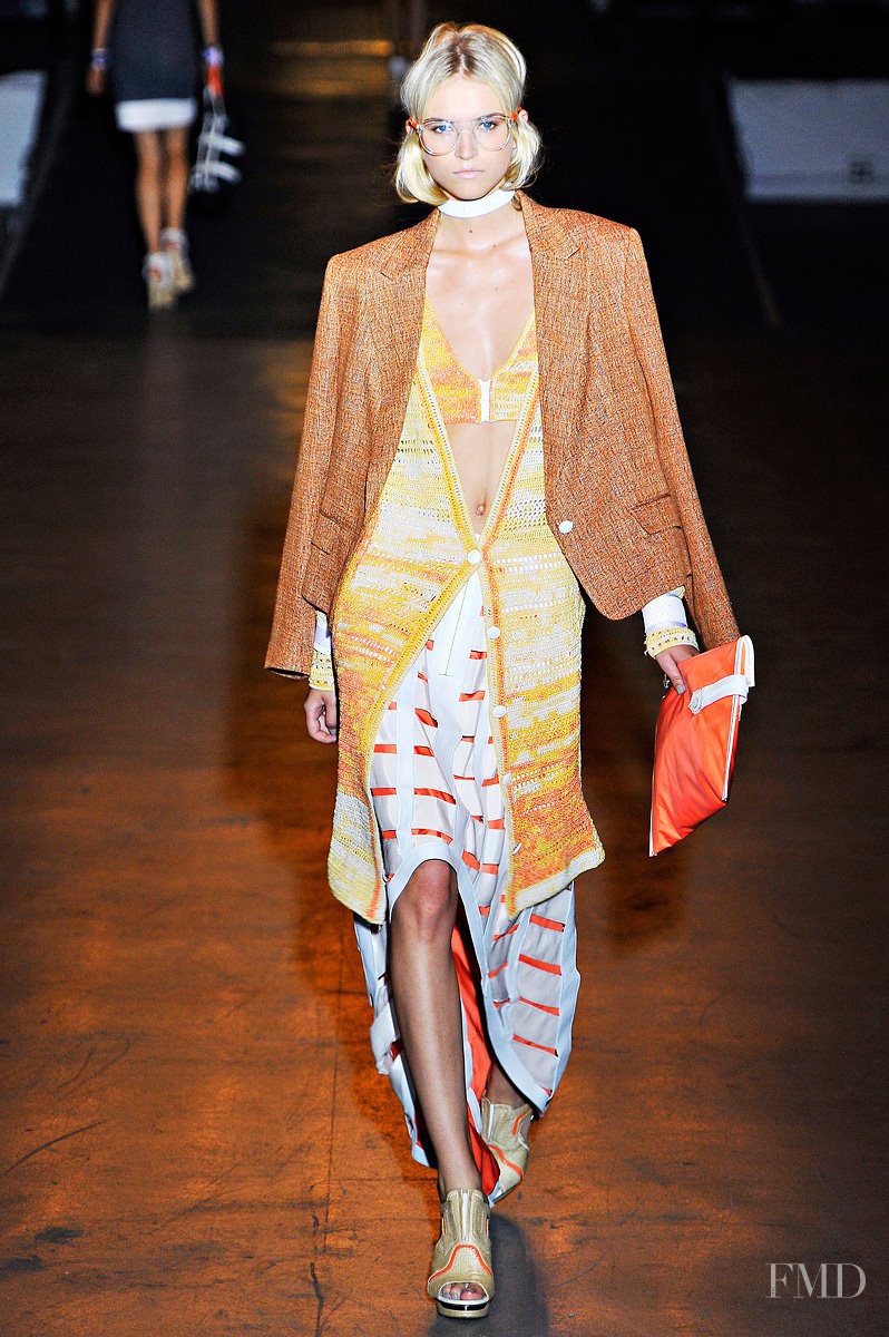 Anabela Belikova featured in  the rag & bone fashion show for Spring/Summer 2012