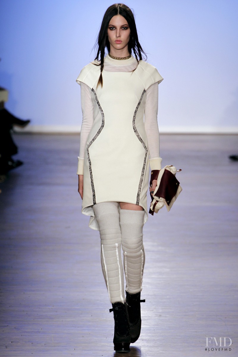 Ruby Aldridge featured in  the rag & bone fashion show for Autumn/Winter 2011
