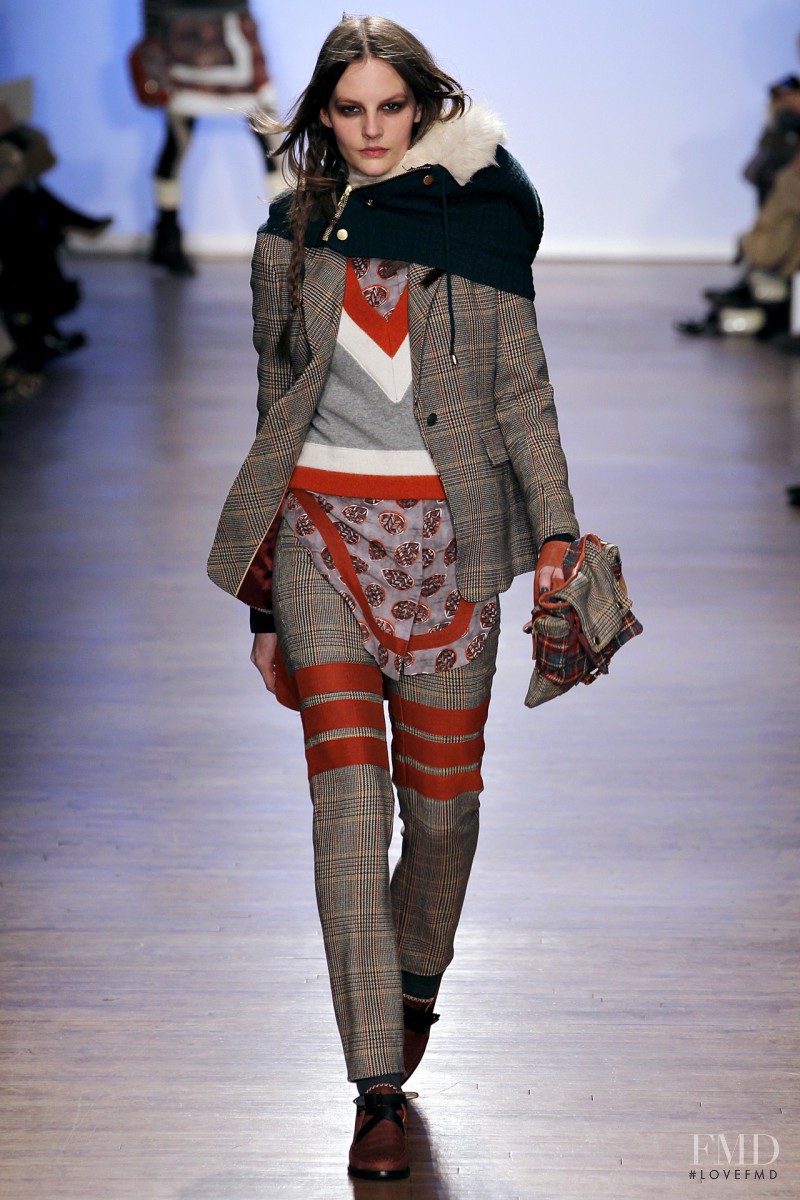 Sara Blomqvist featured in  the rag & bone fashion show for Autumn/Winter 2011